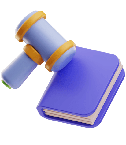 Gavel icon representing legal support